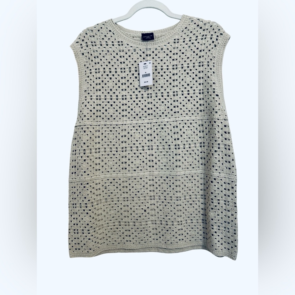 Cotton On Ivory Crochet Knit Top